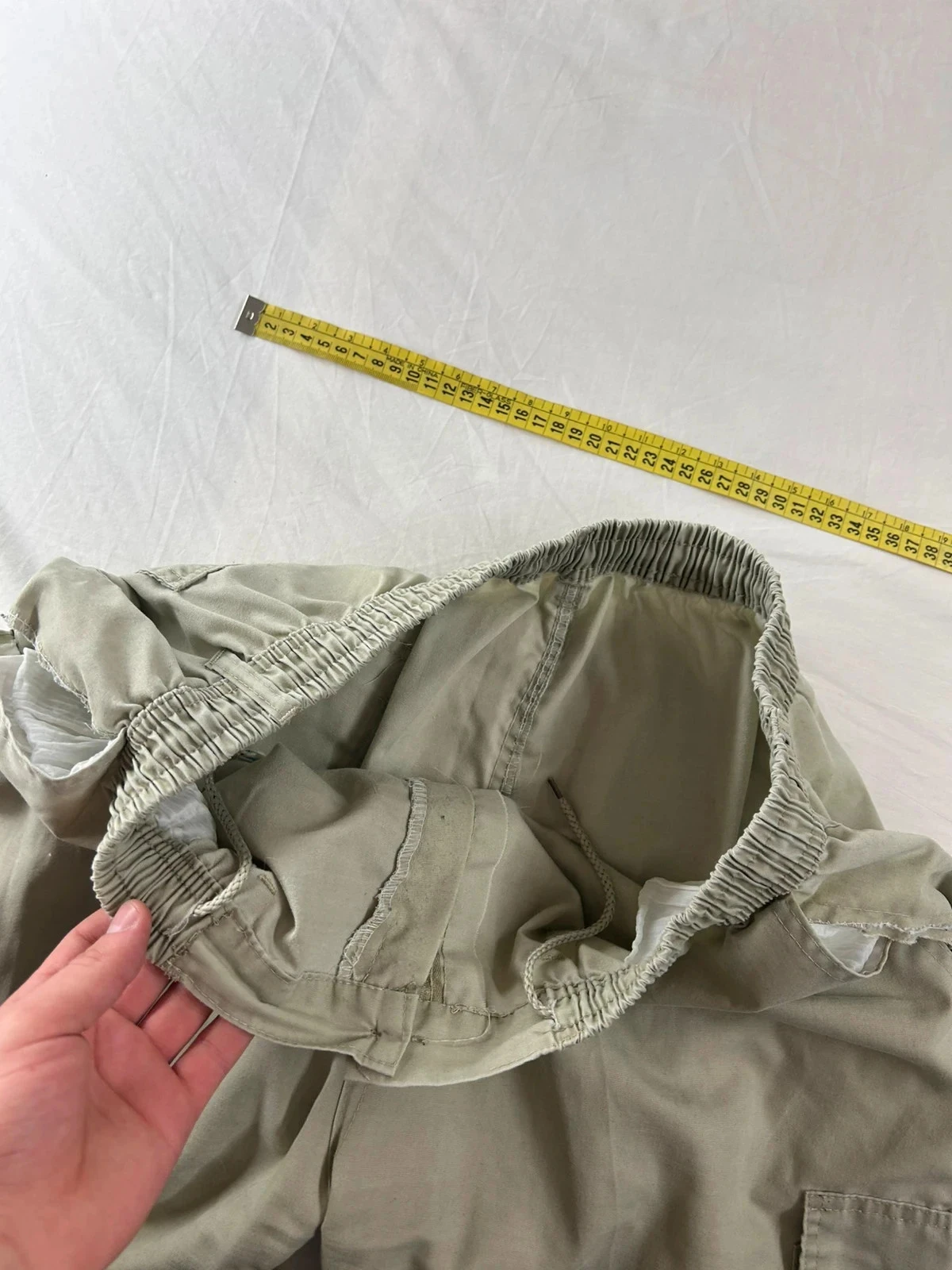 Beige crème vintage cargo short – photo 7